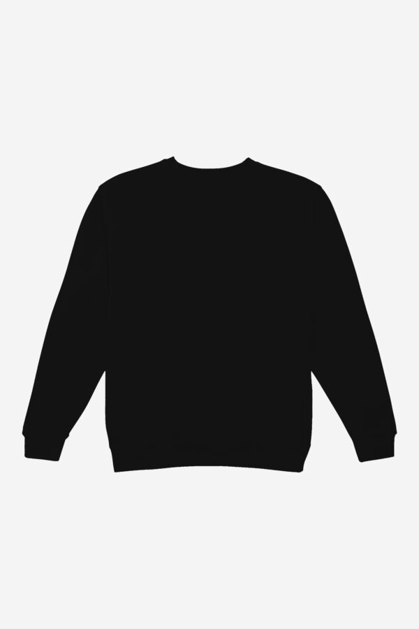 Plain Lightweight Regular Black Sweatshirt